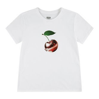 Levis T-shirt - Bright White m. Print