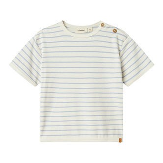 Lil' Atelier T-shirt - NmmGeo - Zen Blue