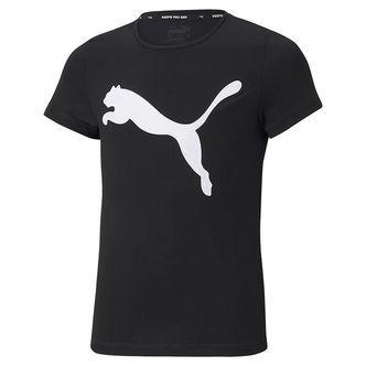 Puma T-Shirt - ACTIVE Tee - Sort m. Print