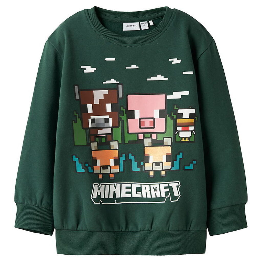 Name It Sweatshirt - Minecraft - NmmNell - Bistro Green