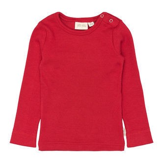 Petit Piao Bluse - Rib - Modal - Jet Red