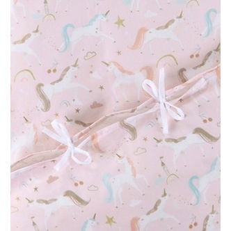 Nørgaard Madsens Sengetøj - Baby - Rosa m. Enhjørninger