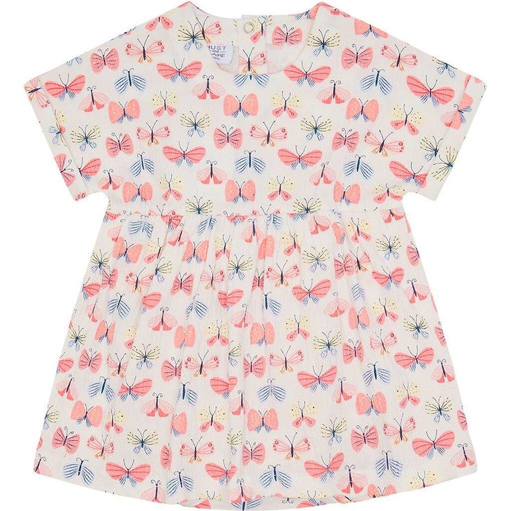 Hust and Claire Kjolebody k/æ - Kaja - Ivory m. Sommerfugle