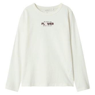 Name It Bluse - NmfOslina - Cloud Dancer