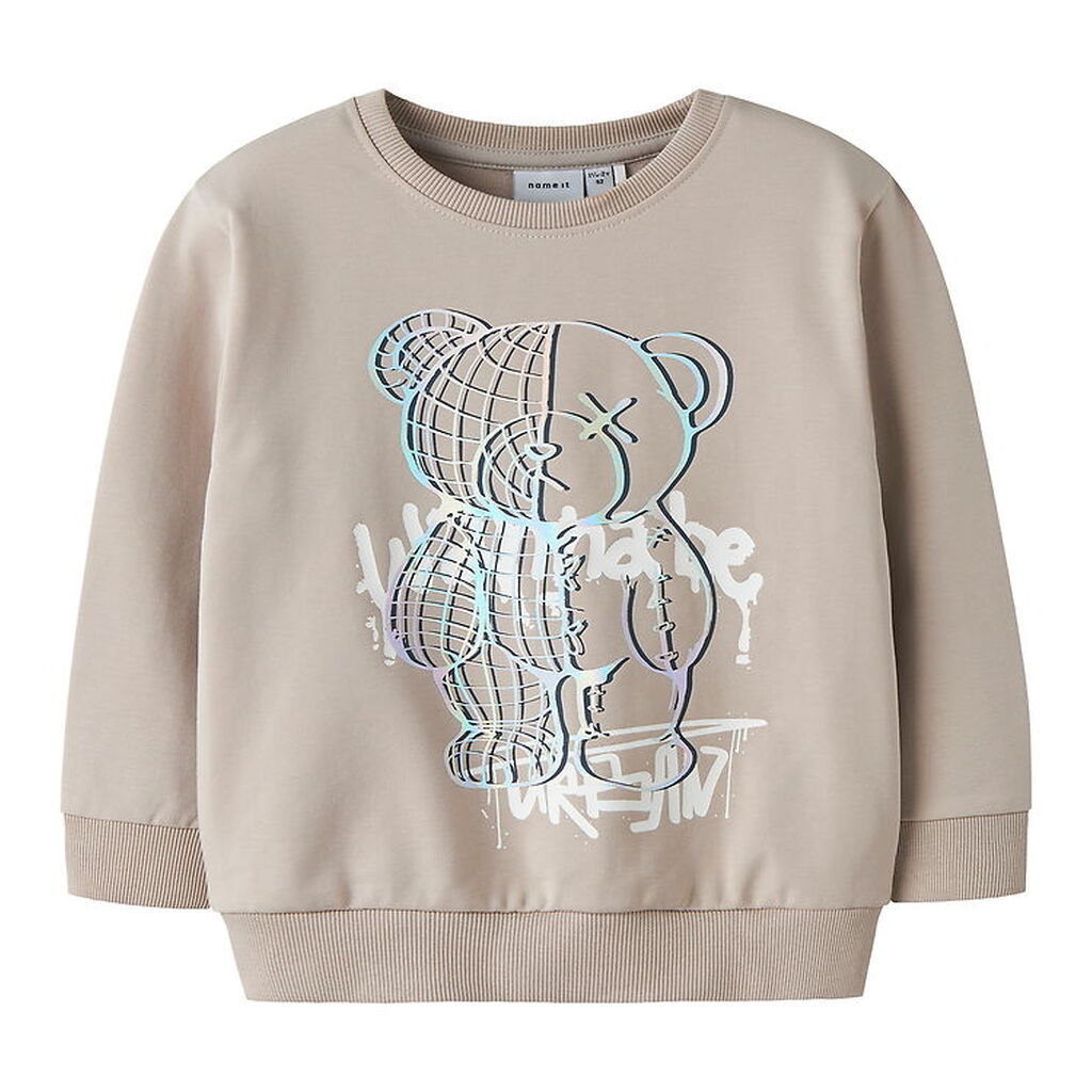 Name It Sweatshirt - NmmDonvu - Chateau Gray