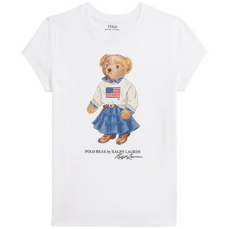 Polo Ralph Lauren T-shirt - Hvid m. Bamse