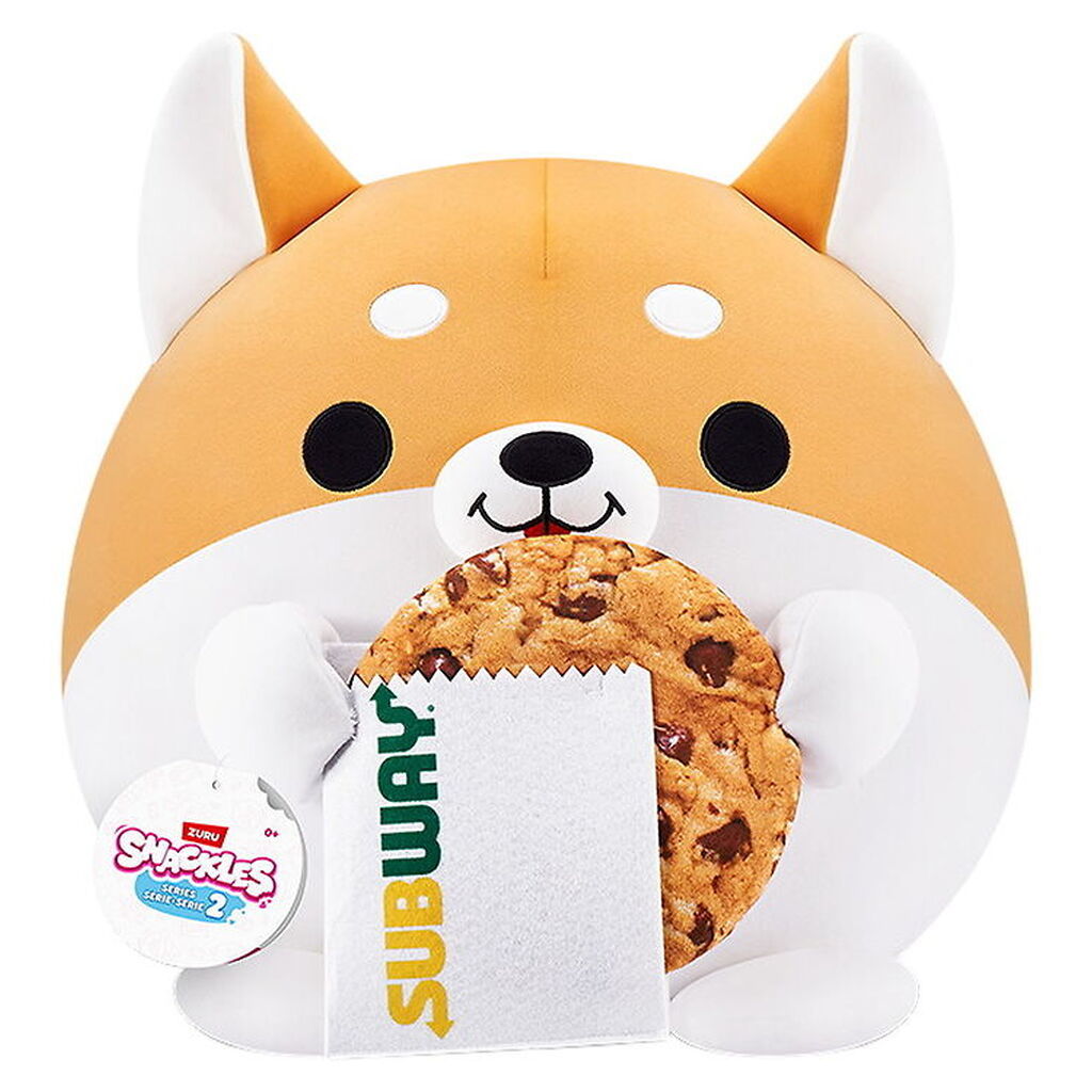 Snackles Bamse - 35 cm - Shaun m. Subway cookie
