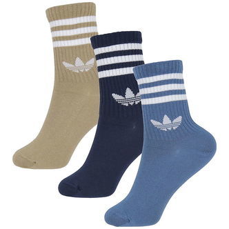 adidas Originals Strømper - 3-pak - 3S Crew - Ashblu/Nindig/Card
