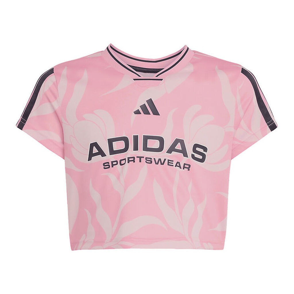 adidas Performance T-shirt - Cropped - JG HOT CR - Trupnk/Sort