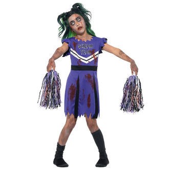 Smiffys Udklædning - Dark Cheerleader - Lilla/Sort