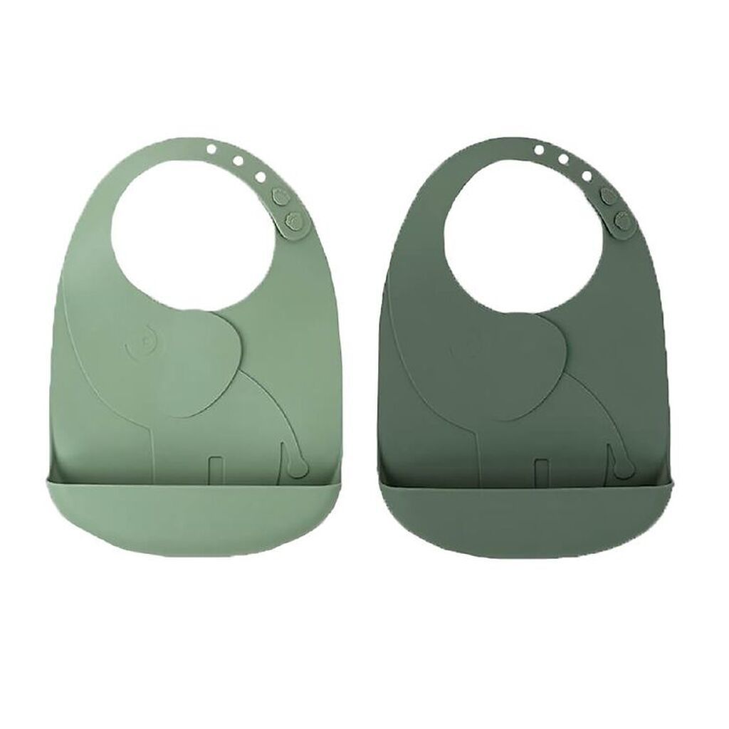 Done By Deer Hagesmække m. Lomme - 2-pak - Silikone - Elphee Gre