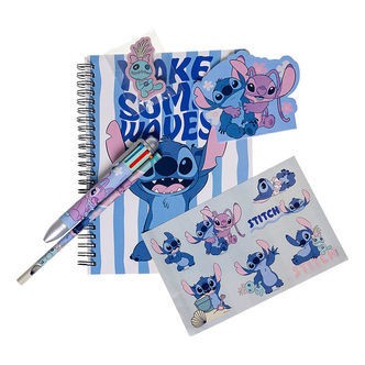 Disney Stitch Skrivesæt m. Kuglepen, Blyant & Notesbog