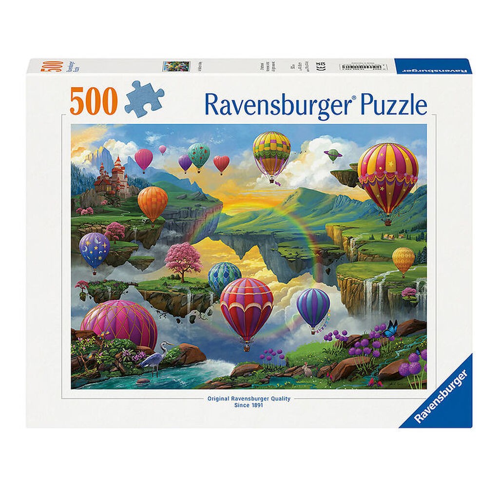 Ravensburger Puslespil - 500 Brikker - Air Balloon Valley