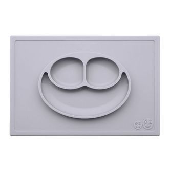 EzPz Happy Mat - Silikone - Lysegrå