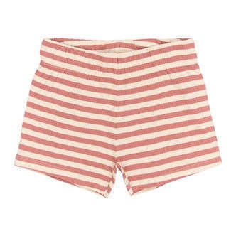 The New Siblings Shorts - TnstFro - Rib - Old Rose Striped