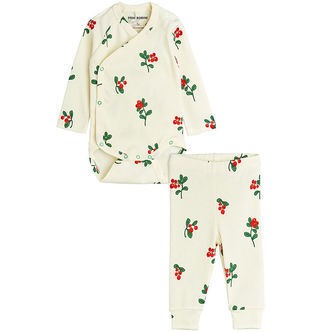 Mini Rodini Sæt - Lingonberries - Off White