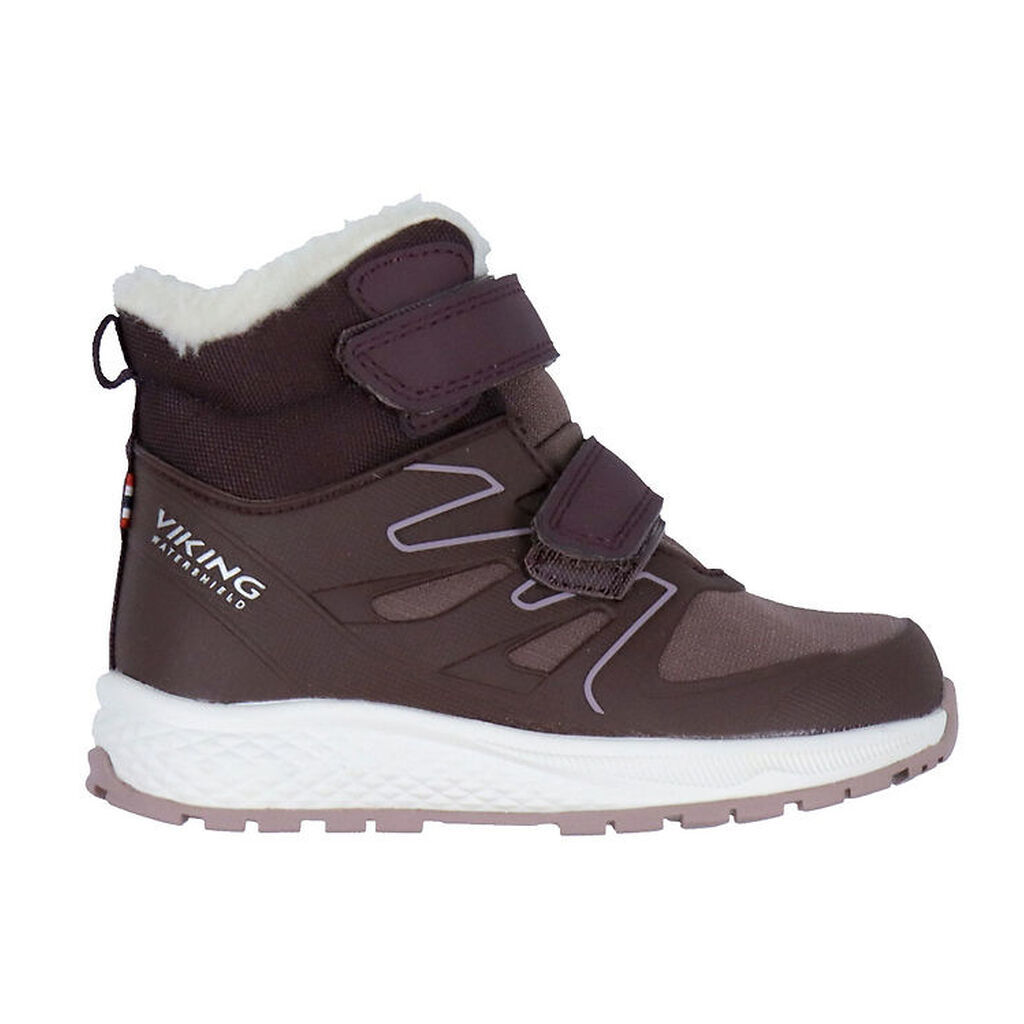 Viking Vinterstøvler - Equip Defence Warm WP 2V - Grape/Antique