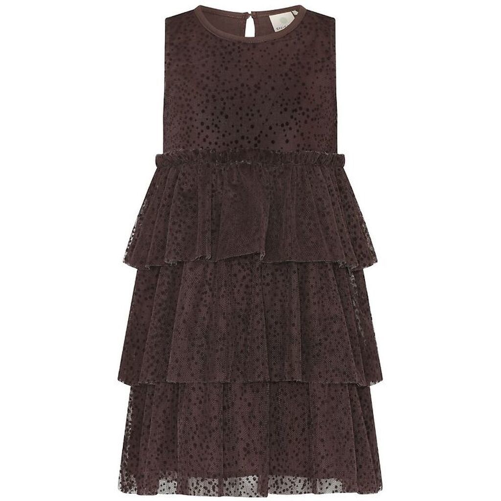 En Fant Kjole - Tyl - Chestnut