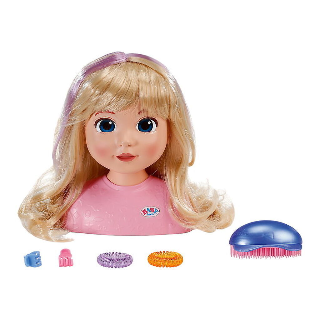 Baby Born Dukkehoved m. Tilbehør - Carla
