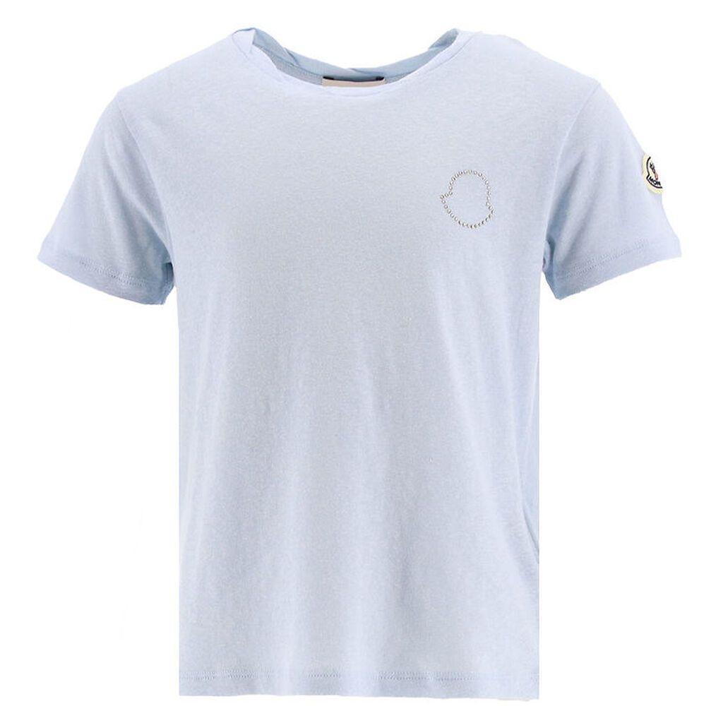 Moncler T-shirt - Lyseblåmeleret m. Similisten