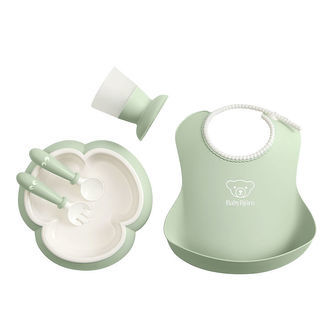 BabyBjörn Spisesæt - 5 Dele - Pastelgrøn