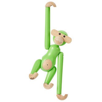 Kay Bojesen Træfigur - Abe - Mini - Lys Grøn