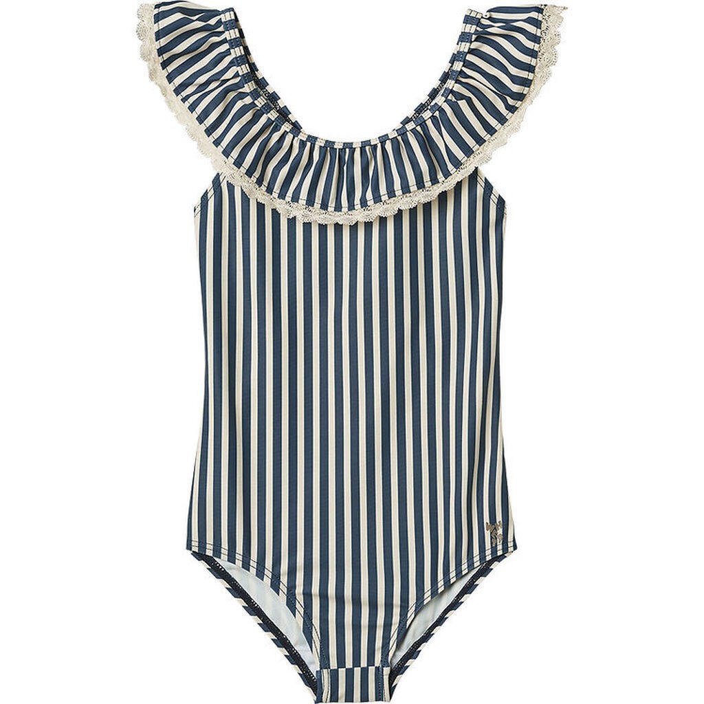 Wheat Badedragt - UV40+ - Doris - Blue Stripe