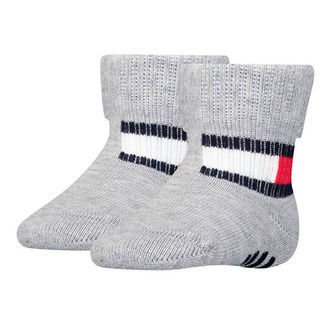 Tommy Hilfiger Strømper m. Antiskrid - 2-pak - Baby Flag - Light