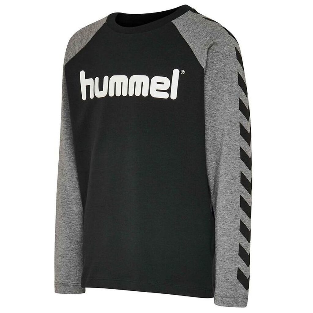 Hummel Bluse - hmlBoys - Sort/Gråmeleret