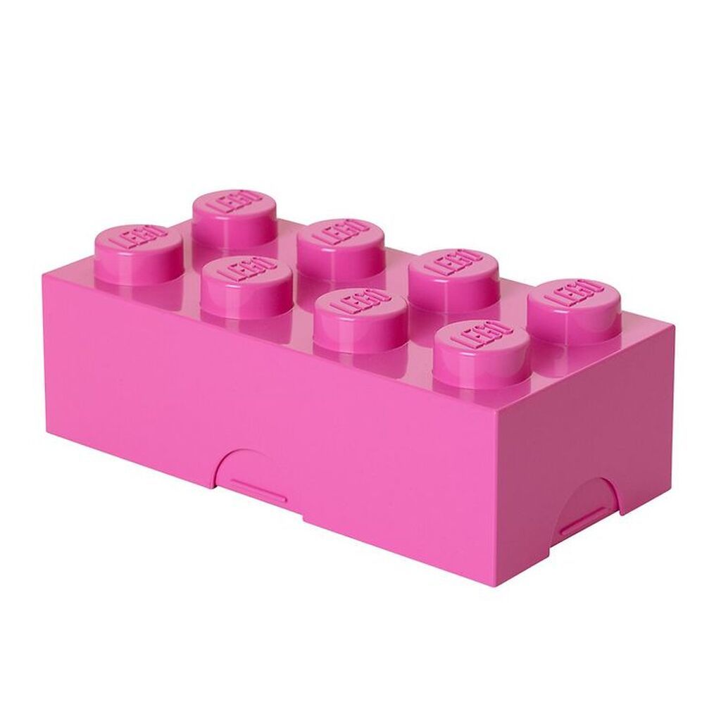 LEGOÂ® Storage Madkasse - 8 Knopper - Pink