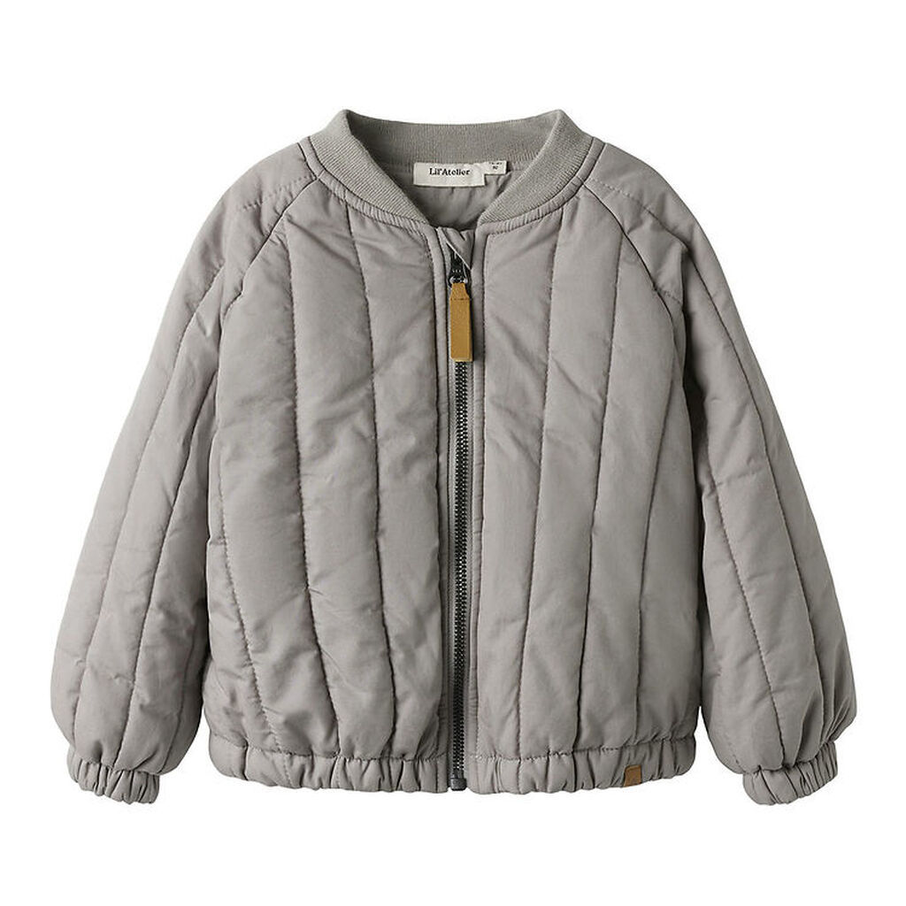 Lil' Atelier Bomberjakke - NbnLio - Mourning Dove m. Måne