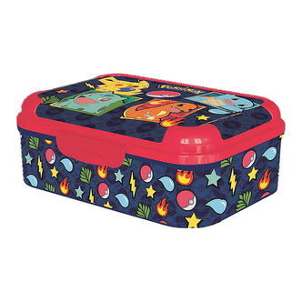 Pokémon Madkasse - 16x11x6,5 cm - Blå/Rød