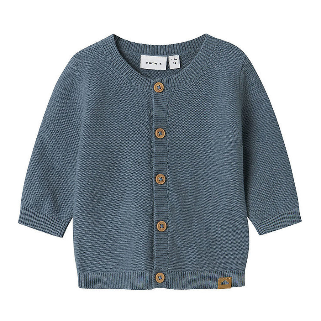 Name It Cardigan - Strik - NbmJolle - Blue Mirage