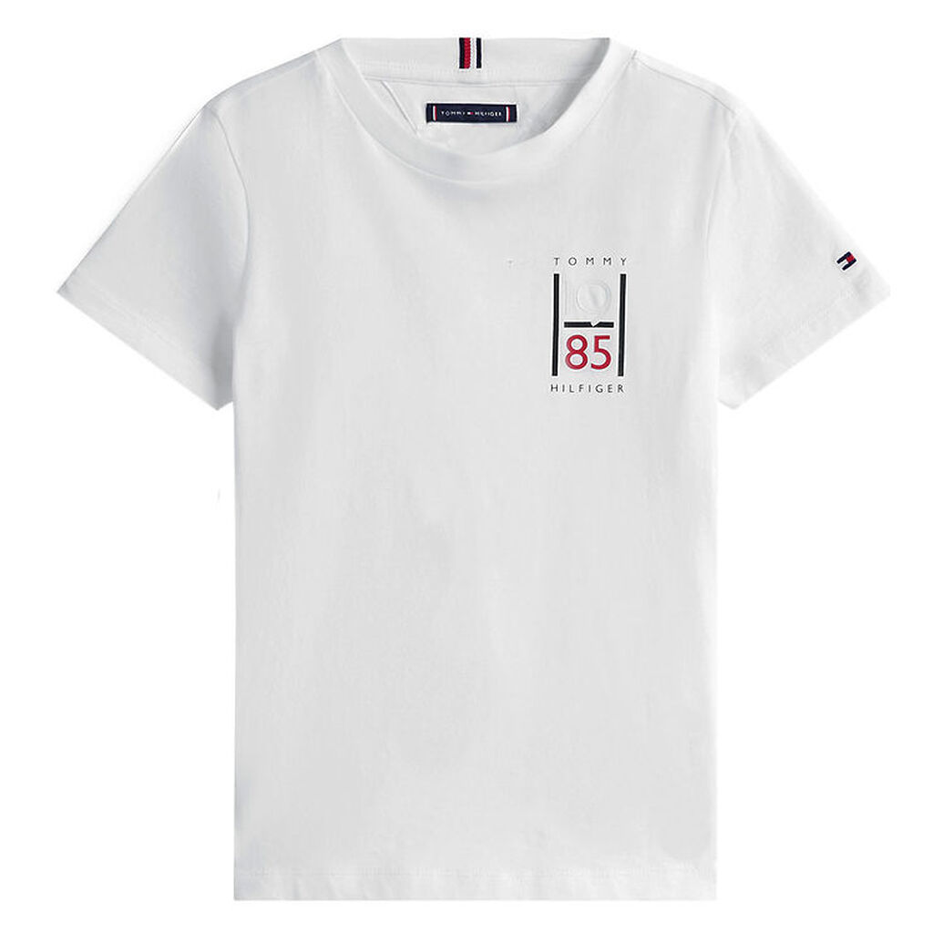 Tommy Hilfiger T-shirt - Graphic - Hvid