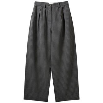 Sofie Schnoor Bukser - Malinasy - Dark Grey Striped