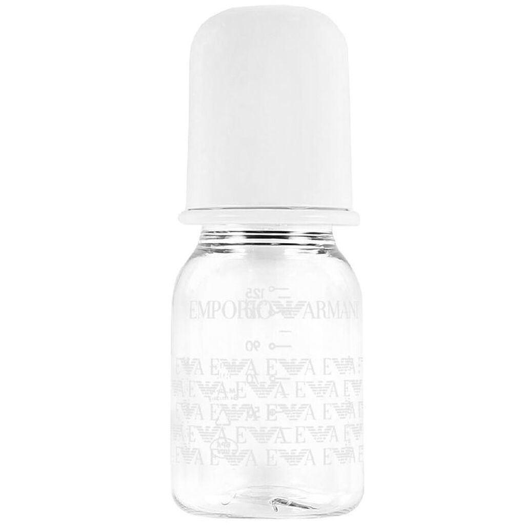 Emporio Armani Sutteflaske - Plast/Silikone - 125 ml - Hvid