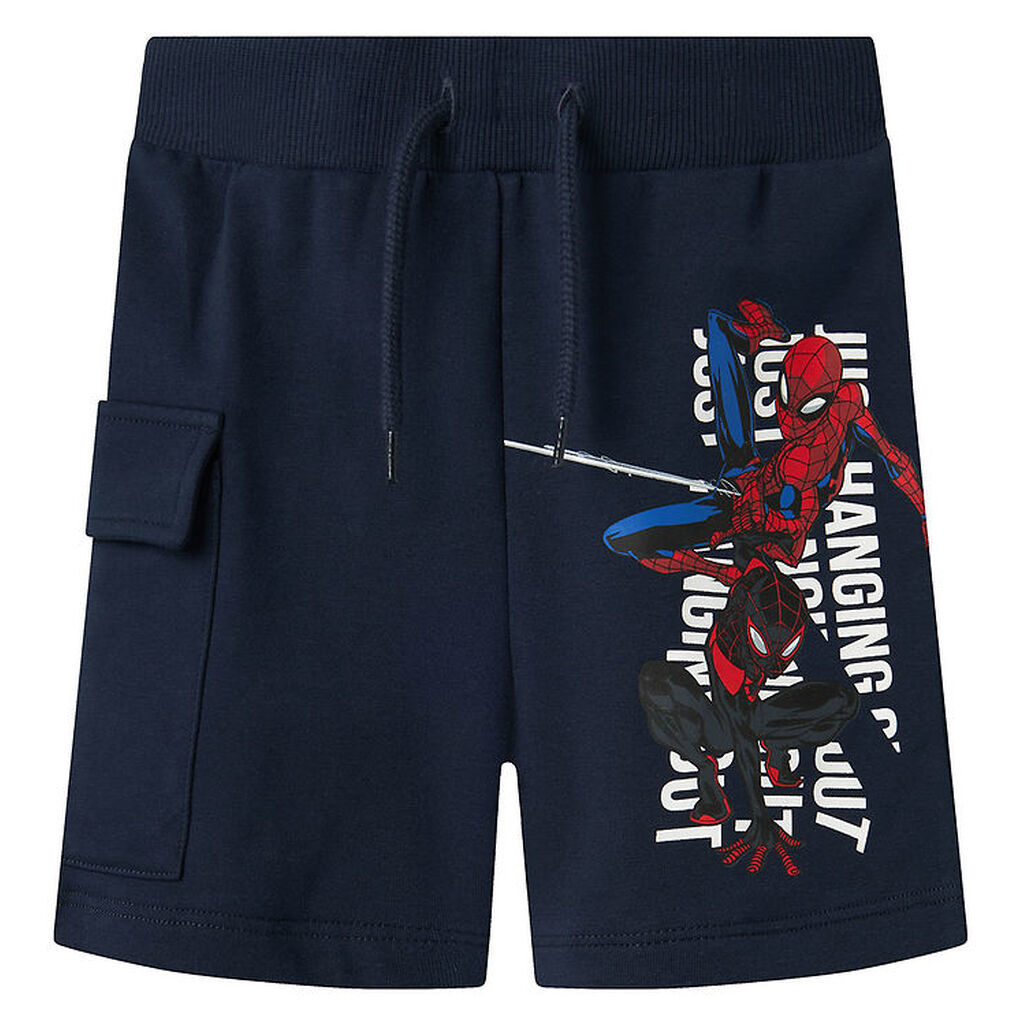 Name It Sweatshorts - NmmMo Spider - Navy Blazer