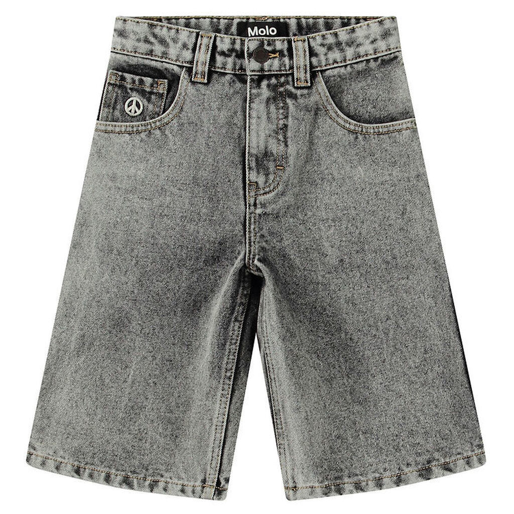 Molo Shorts - Denim - Alpha - Grey Stonewash