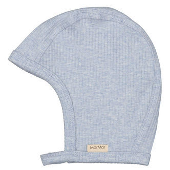 MarMar Babyhjelm - Rib - Modal - Hoody - Fresh Air Melange