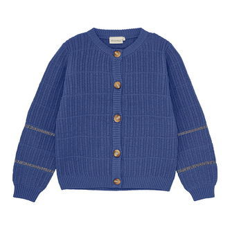 Minymo Cardigan - Strik - True Blue
