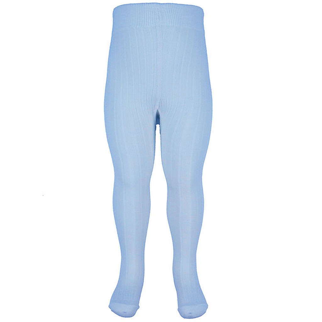 Joha strømpebukser - Rib - Uld - Blå