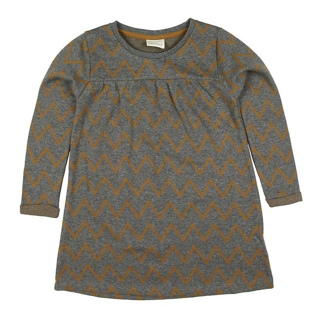 En Fant Kjole - Gråmeleret/Brun