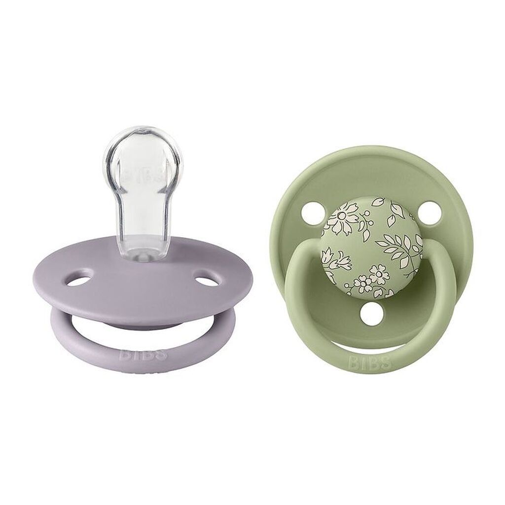BIBS X Liberty De Lux Sutter - 2-pak - Onesize - Rund - Capel/Sa