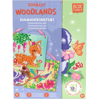 BOX CANDIY Kreasæt - Diamantkunstsæt - Totally Woodlands