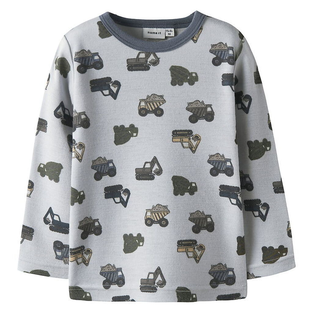 Name It Bluse - Uld - NmmWillow - Micro Chip/WORKING MACHINES