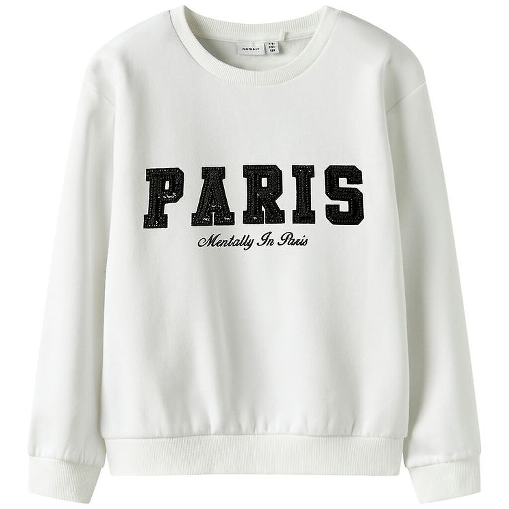 Name It Sweatshirt - NkfRetta - Bright White