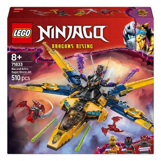 LEGOÂ® Ninjago - Ras Og Arins Super Strom Jet 71833 - 510 Dele
