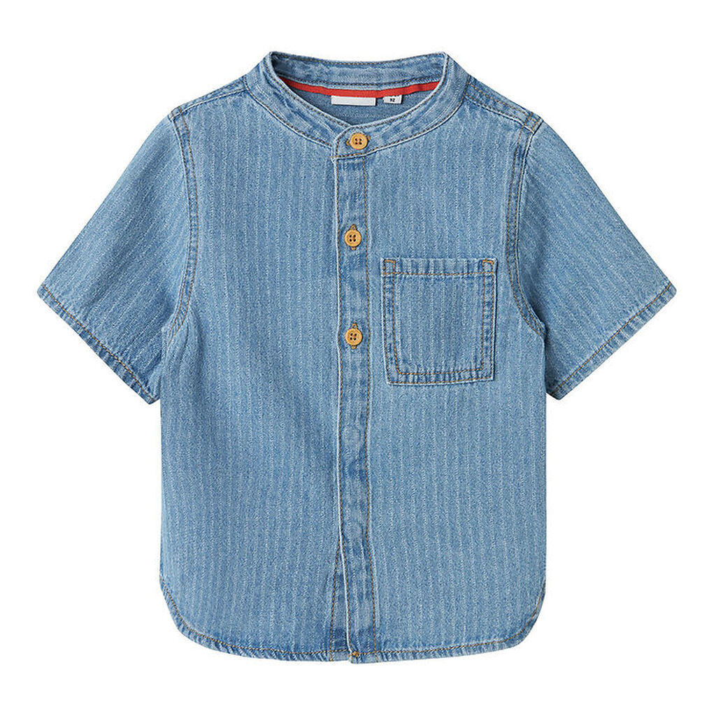 Name it T-shirt - NmmFido - Light Blue Denim/STRIPES