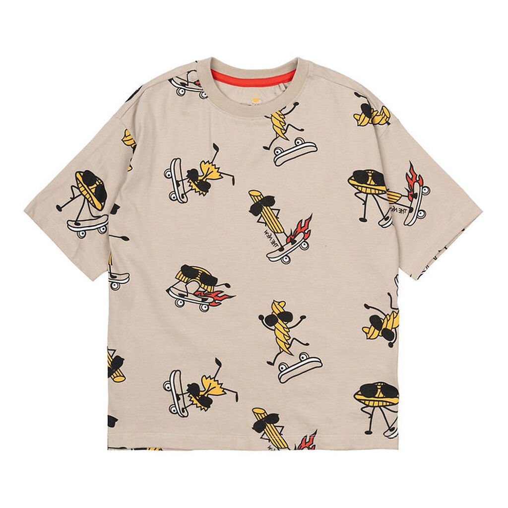 The New T-shirt - TnNarfalle - Feather Gray AOP