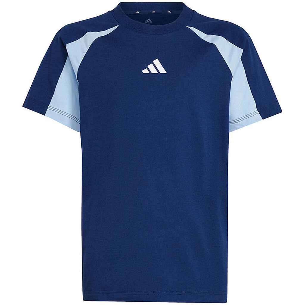 adidas Performance T-shirt - J CB T - Blå m. Logo